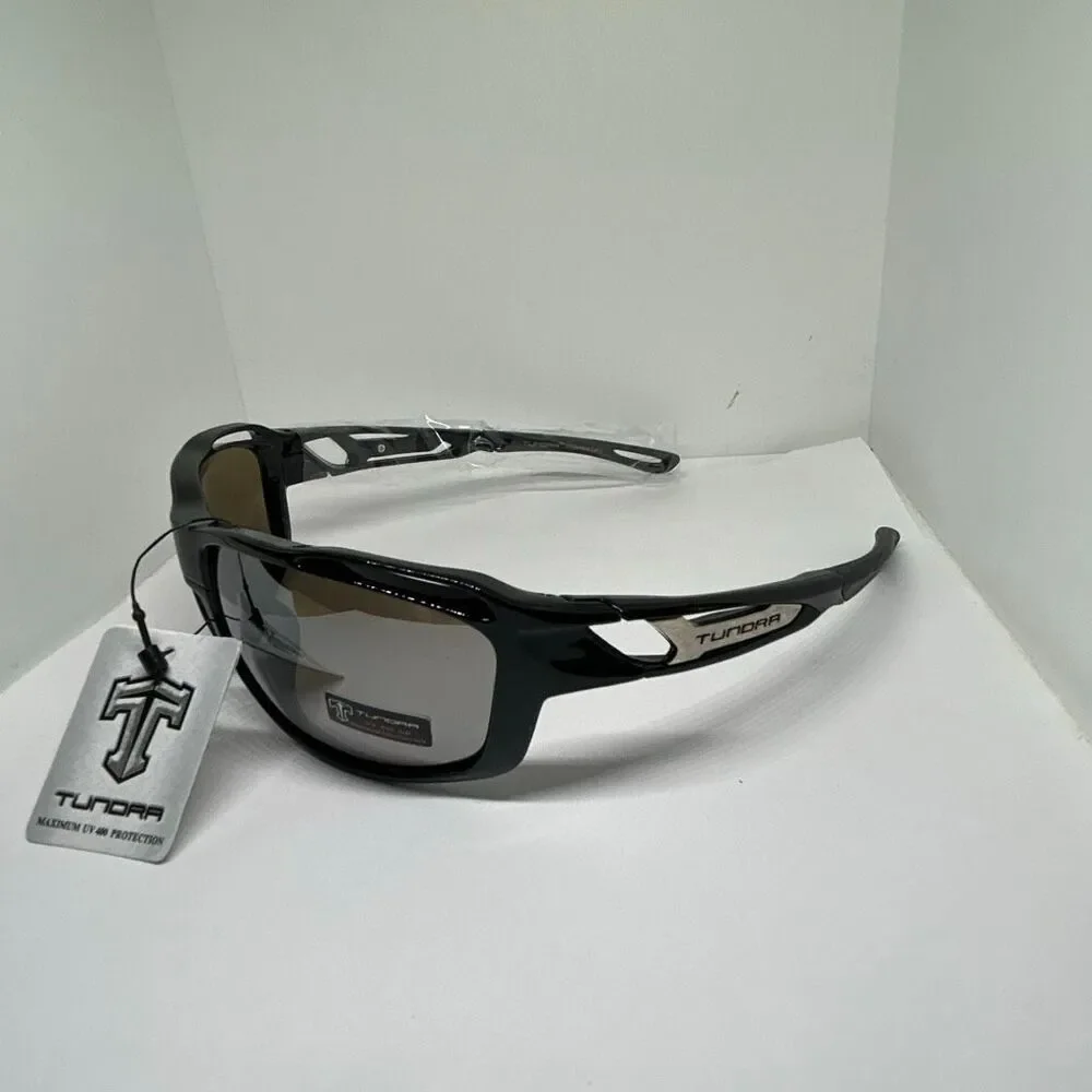 Tundra Mirrored Lens Sport Sunglasses UV400 – Wraparound – New